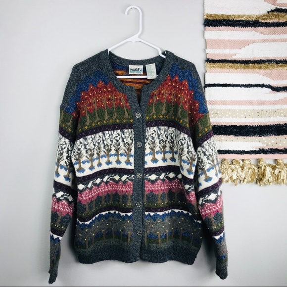 vintage knit cardigan